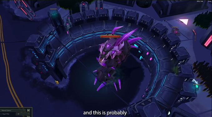 It even features a modified Baron Nashor that looks like a cybernetic monster straight from the future.