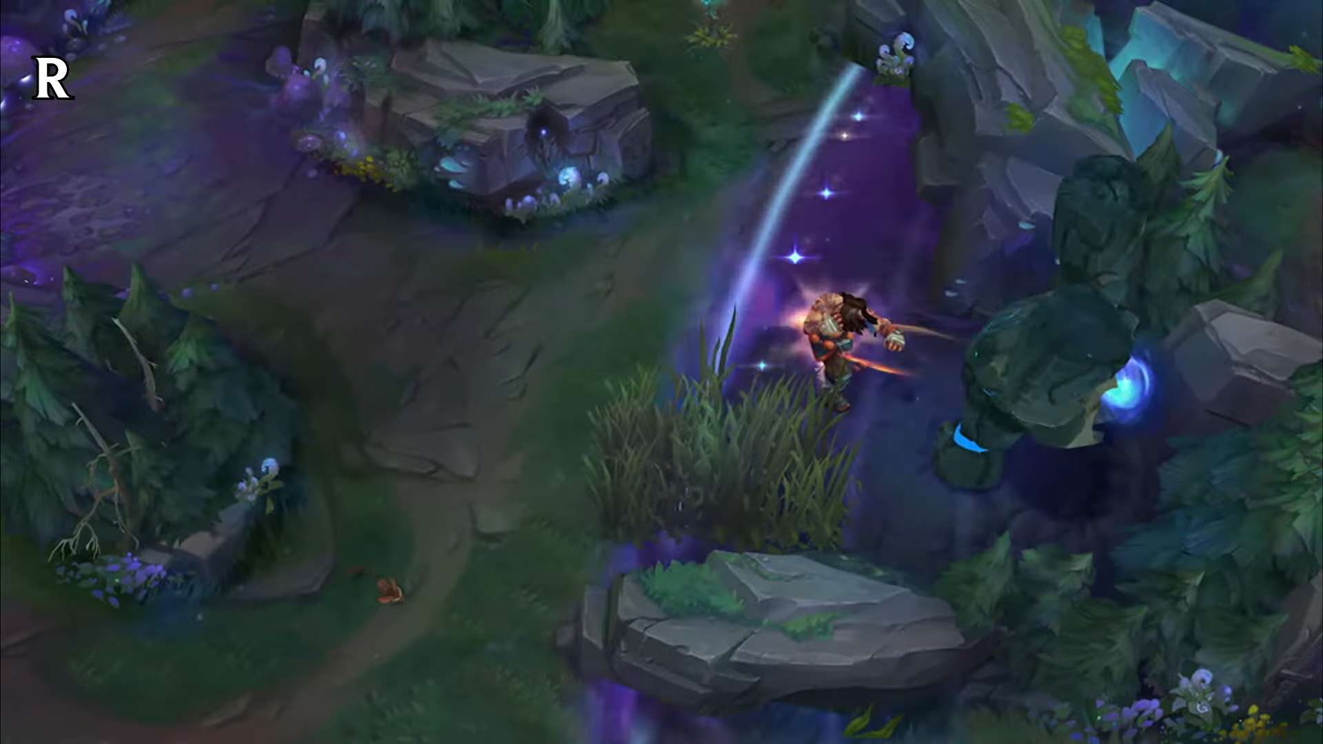 The aftershock wave of Aurelion Sol's ultimate has a special effect when it passes over Udyr.