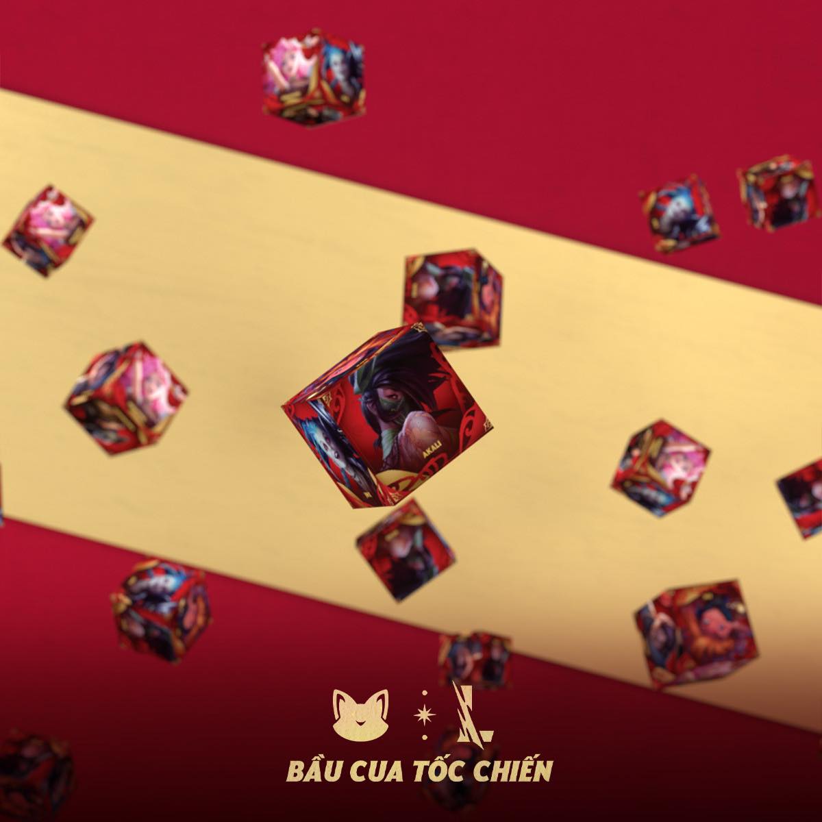 And Bau Cua with champion icons in League of Legends.