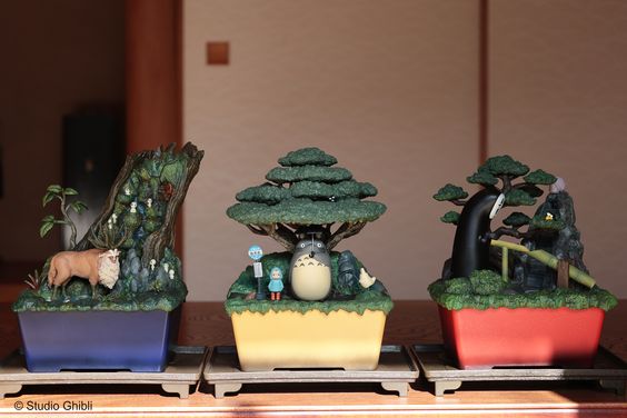 Ghibli Bonsai Showcase Comes With Real Water Effects