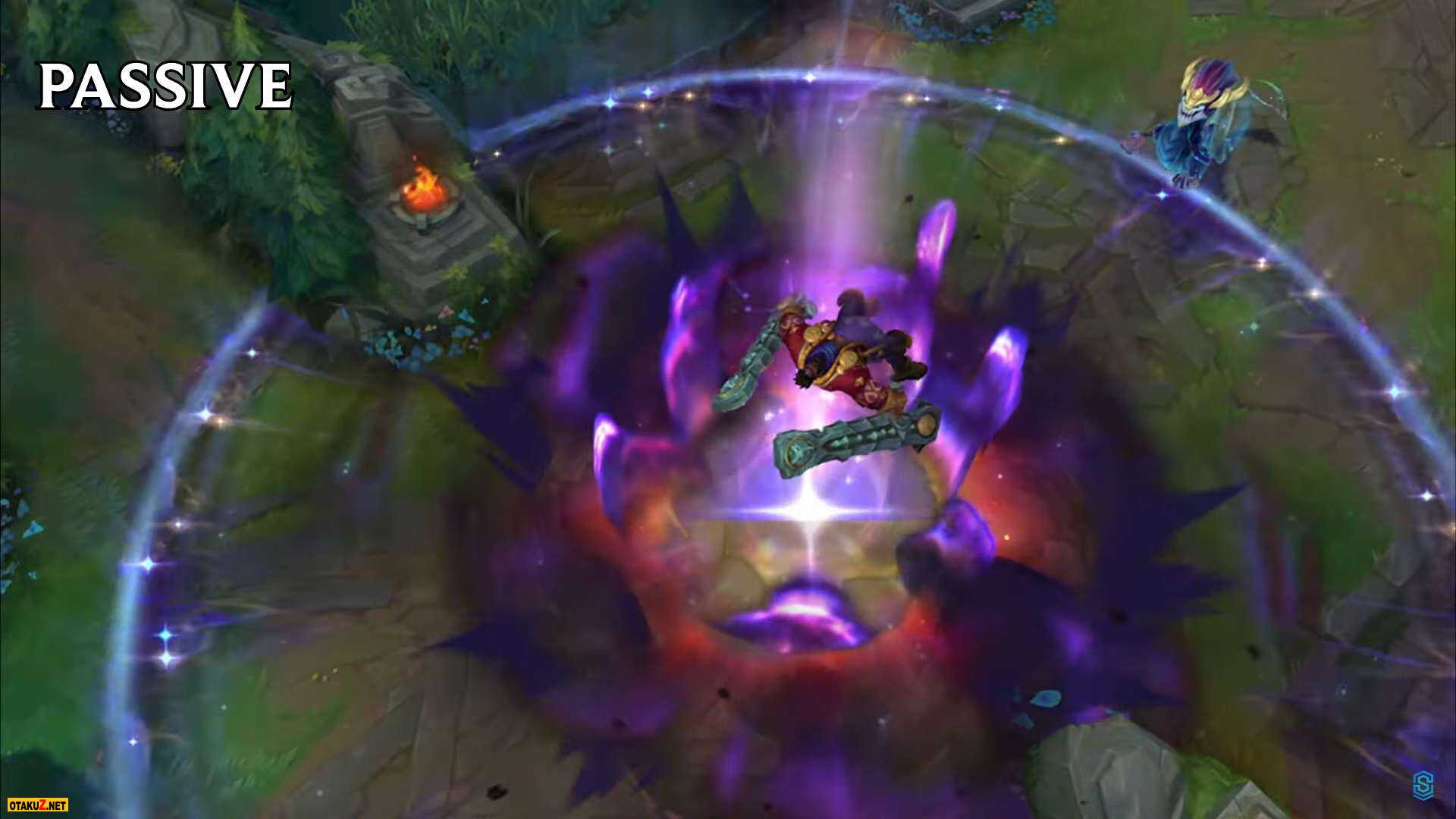 The meteorite summoned by Aurelion Sol has a pretty nice effect.