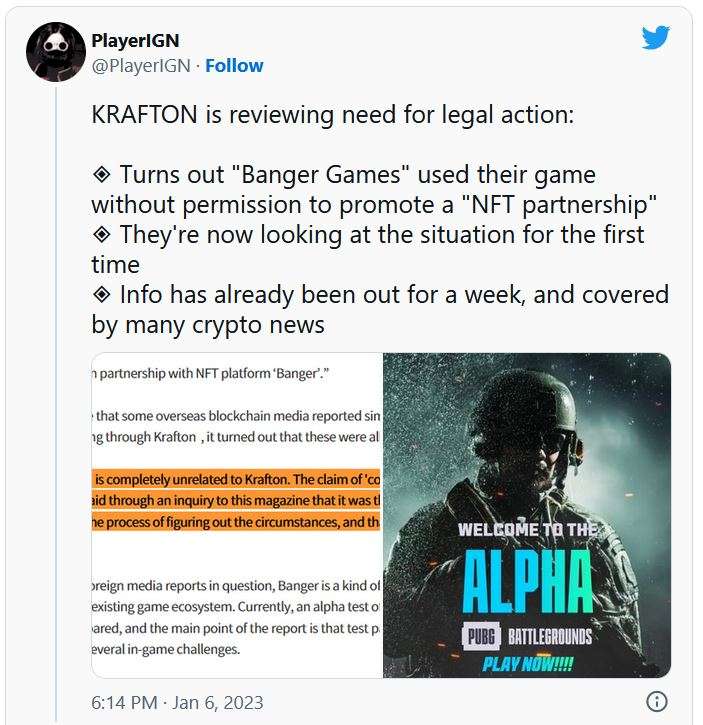 Banger Games is likely to be sued.