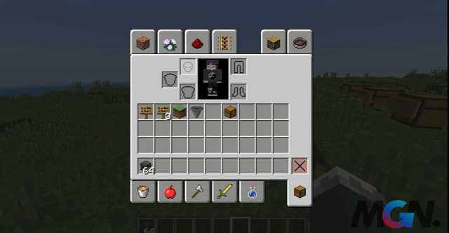 the 'quick tap' feature will allow the player to pick up a specific stack of items or blocks and instantly transfer all block items of the same type