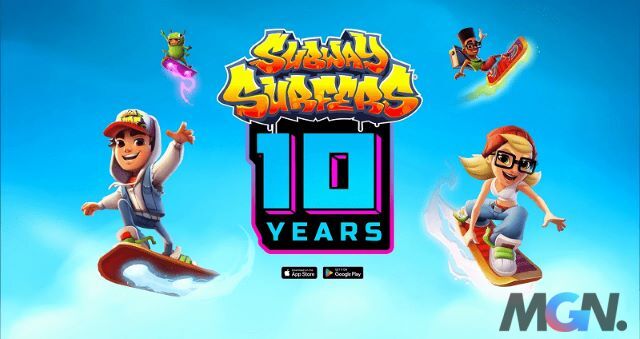 Subway Surfers has reached 10 years since its release